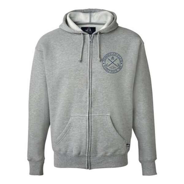 Premium Full-Zip Hooded Sweatshirt - Printed Logos ** Add Name OR Neighborhood for $5! ** Premium Full-Zip Hooded Sweatshirt - Printed Logos ** Add Name OR Neighborhood for $5! ** Thumbnail