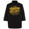 Ten Pearl Button Black Chef Coat Thumbnail